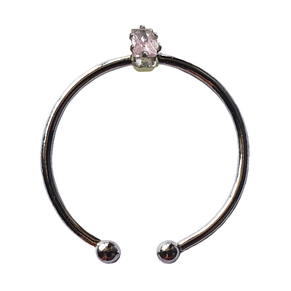 انگشتر دخترانه مدل تک نگین کد 04