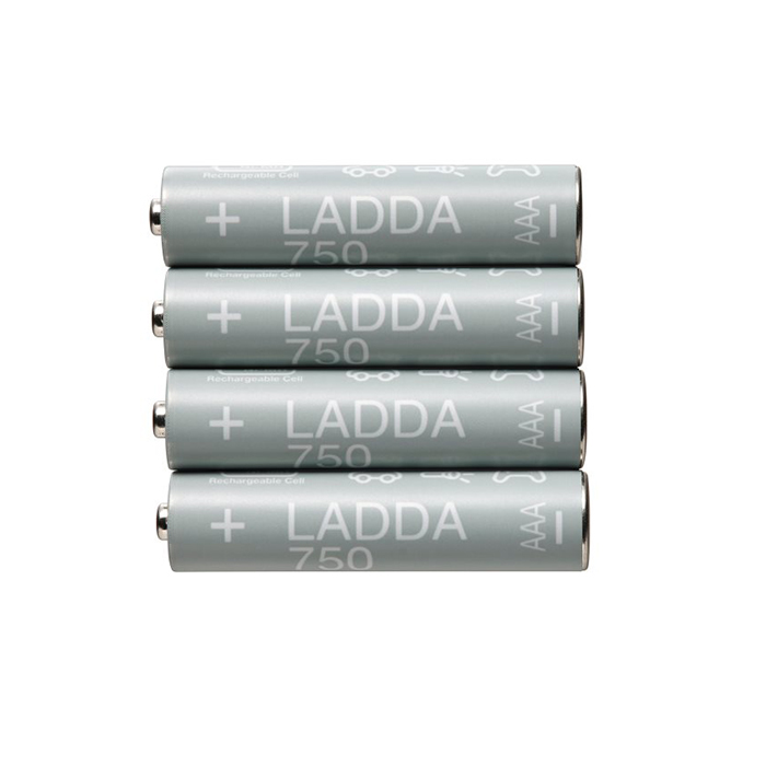 باتری قلمی قابل شارژ ایکیا مدل 098 بسته چهار عدد