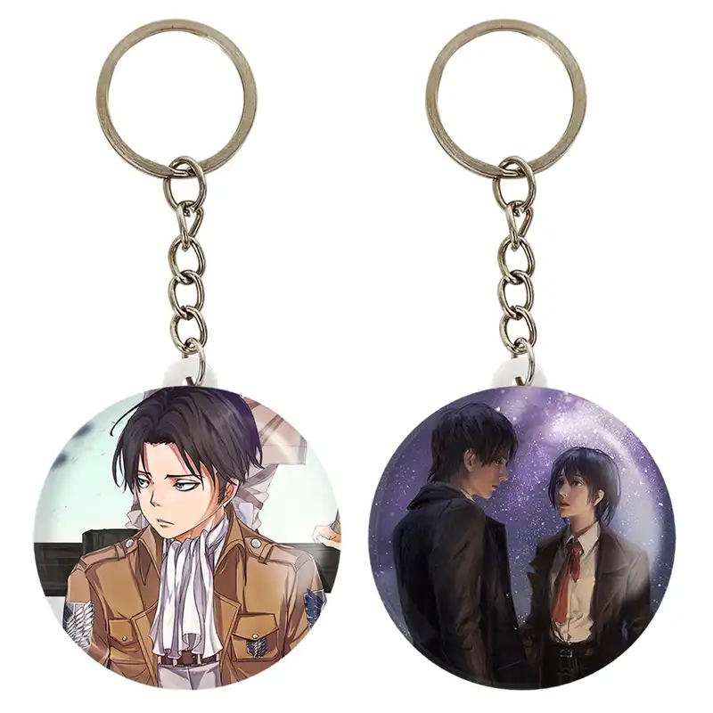 جاکلیدی خندالو مدل لیوای انیمه اتک آن تایتان کد 1857618570 مجموعه 2 عددی