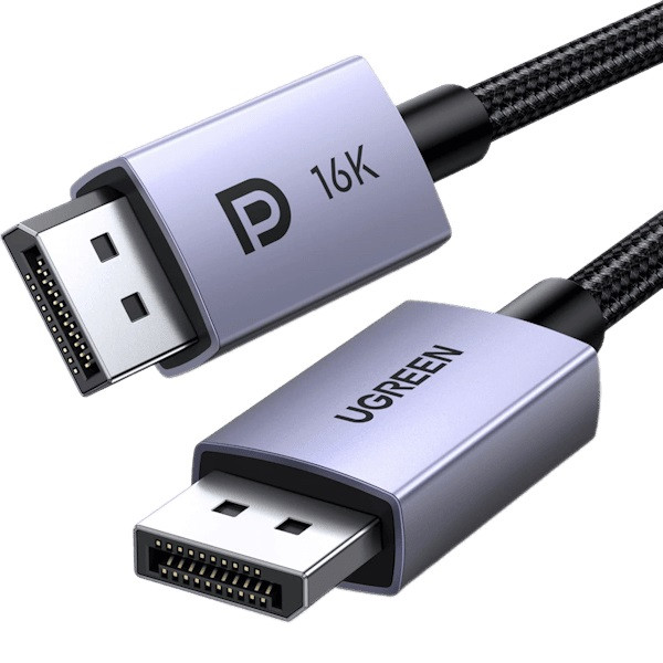 کابل DisplayPort 2.1 Male یوگرین مدل DP118-15384 طول 2 متر