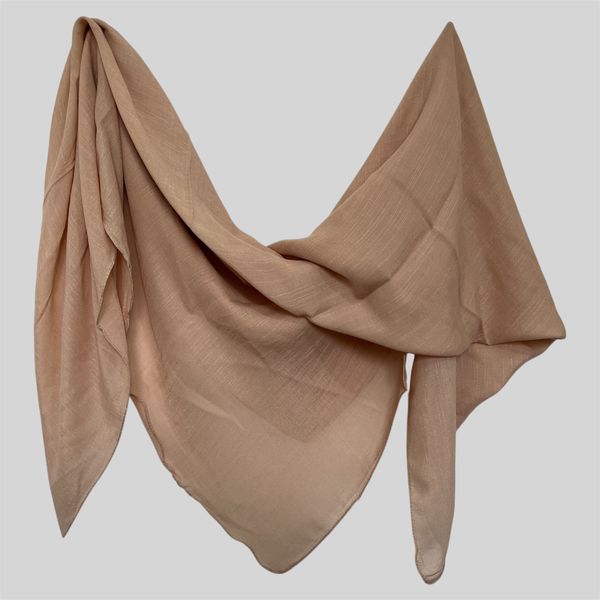 روسری زنانه مدل اسلپ نخ دور دوخت قواره بزرگ 