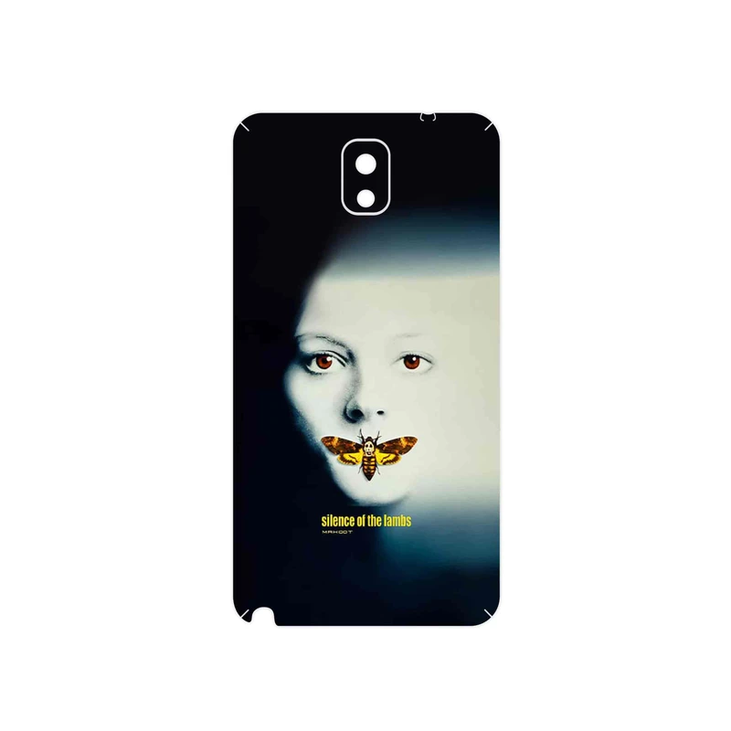 برچسب پوششی ماهوت مدل Silence of the Lambs مناسب برای گوشی موبایل سامسونگ Galaxy Note 3