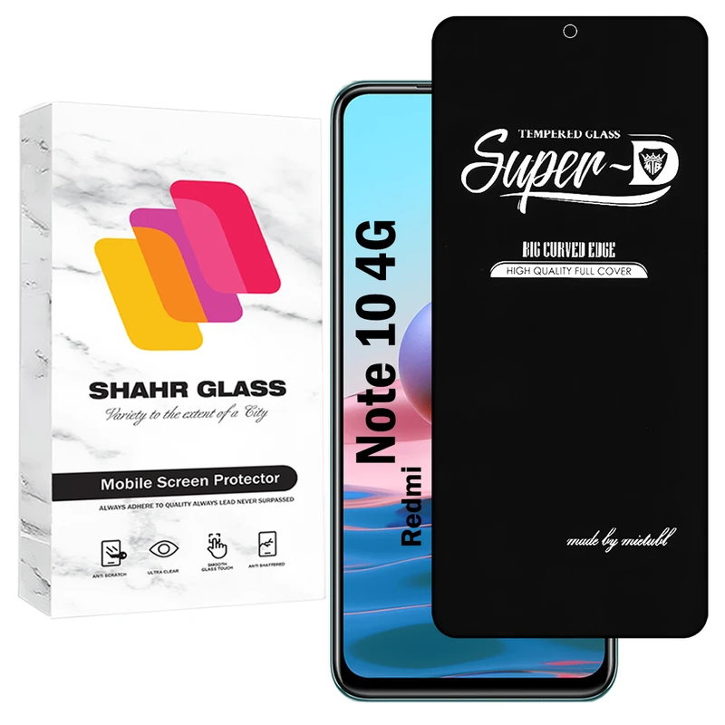 محافظ صفحه نمایش شهر گلس مدل SUPERDNSH مناسب برای گوشی موبایل شیائومی Redmi Note 10 4G
