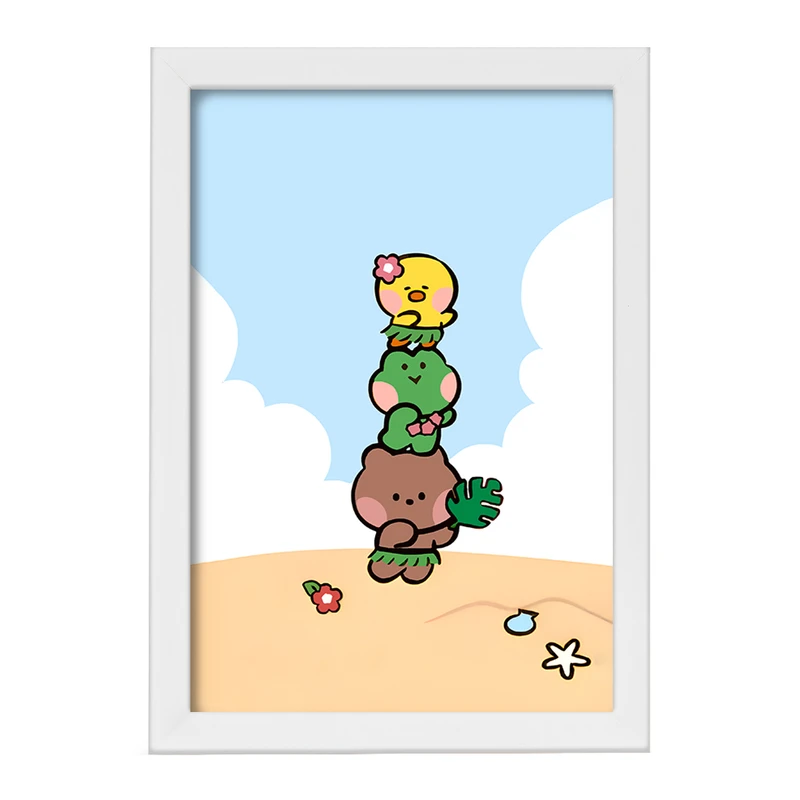 تابلو خندالو مدل حیوانات بامزه کد F11735