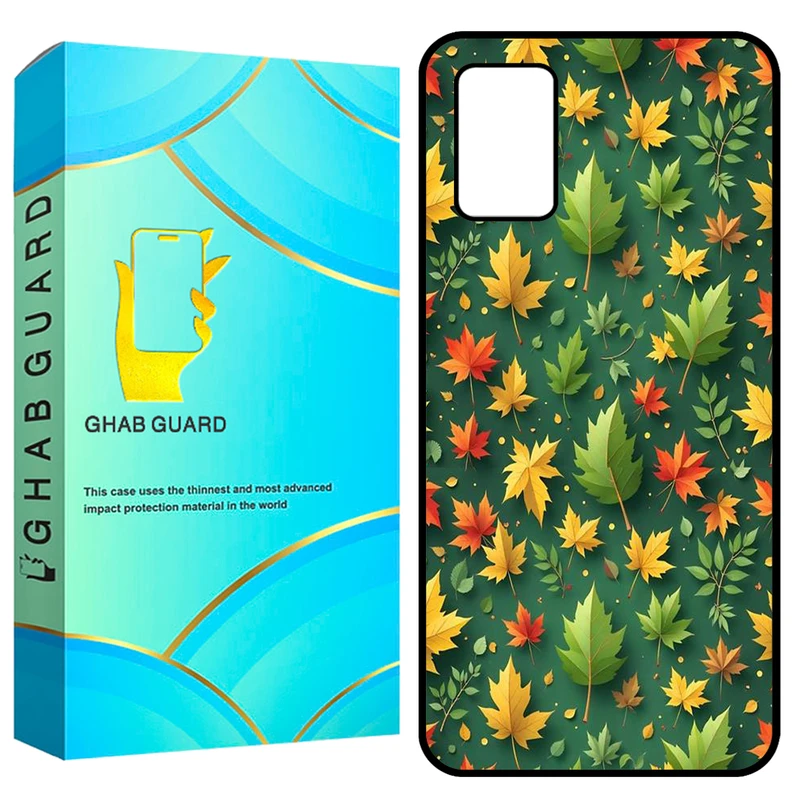 کاور قاب گارد طرح برگ پاییزی مدل GCHPA03S مناسب برای گوشی موبایل سامسونگ Galaxy A02s / M02s / A03s  