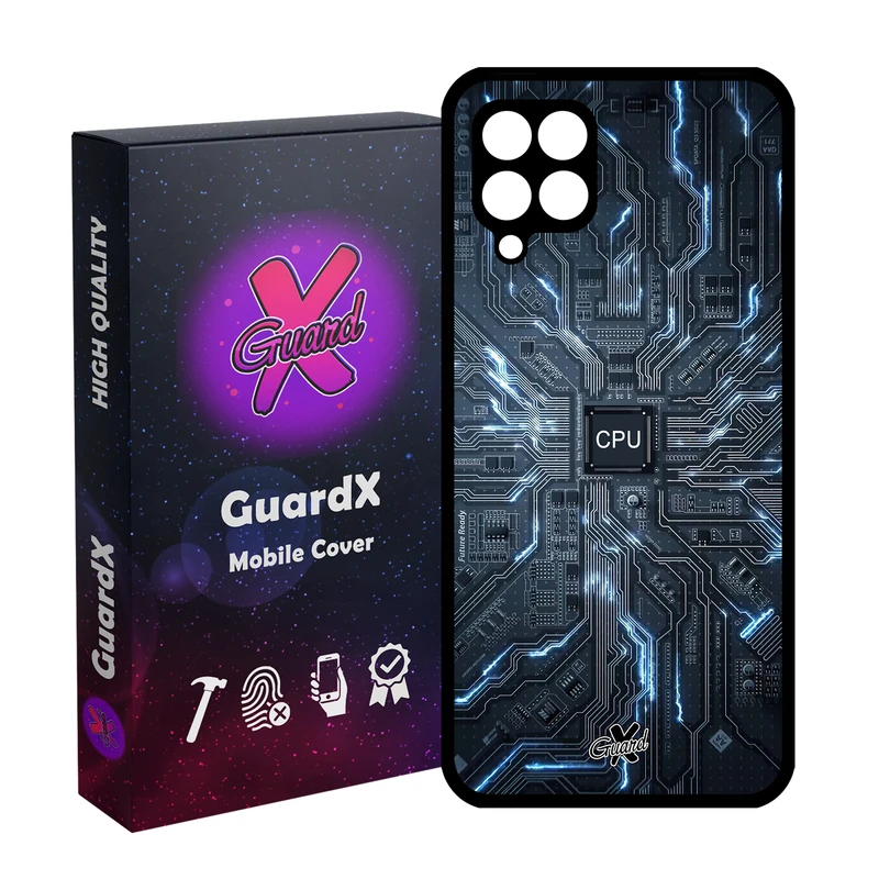 کاور گارد ایکس طرح CPU مدل Glass10504 مناسب برای گوشی موبایل سامسونگ Galaxy A12/M12/F12