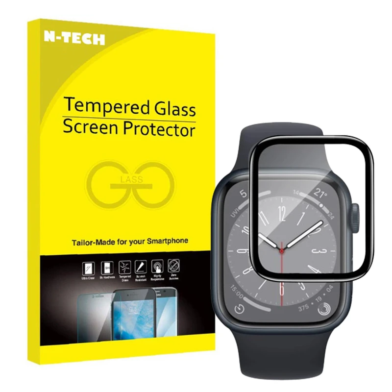 محافظ صفحه نمایش انتک مدل PMMA-N مناسب برای اپل واچ سری 8 سایز 45 میلی متری