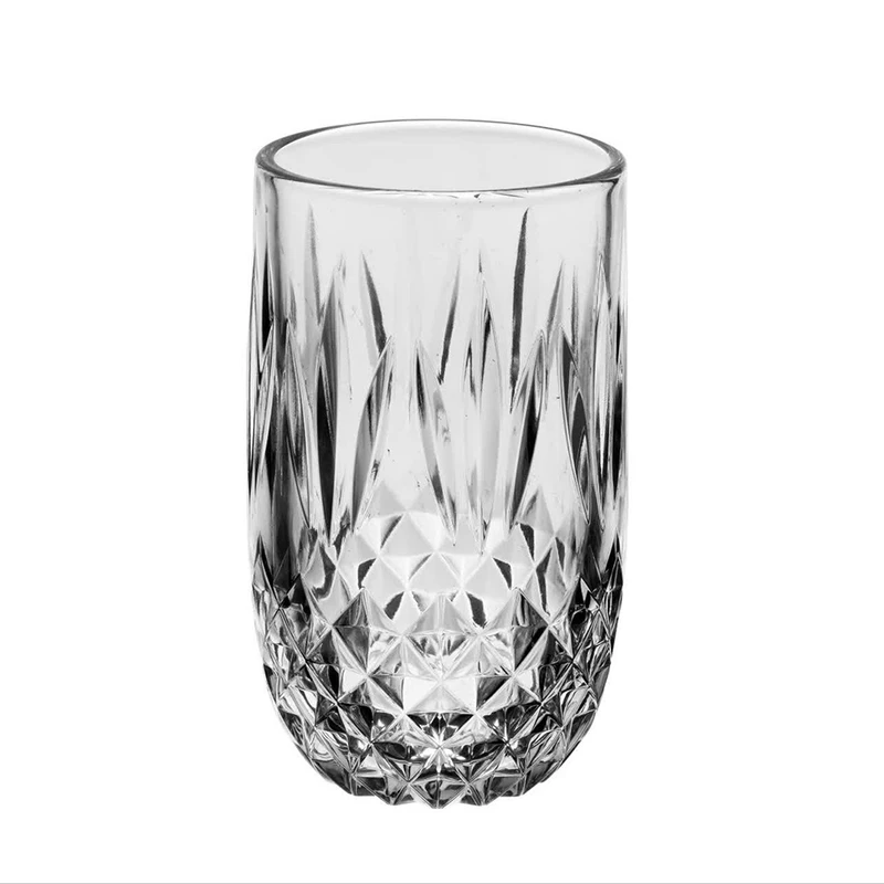 لیوان شیشه و بلور اصفهان مدل ناروا مجموعه 6 عددی