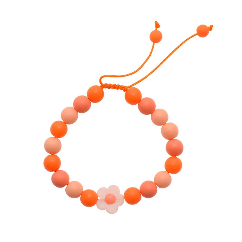 دستبند دخترانه دلنار گالری مدل گل پاستیلی دستبند دخترانه دلنار گالری مدل گل پاستیلی