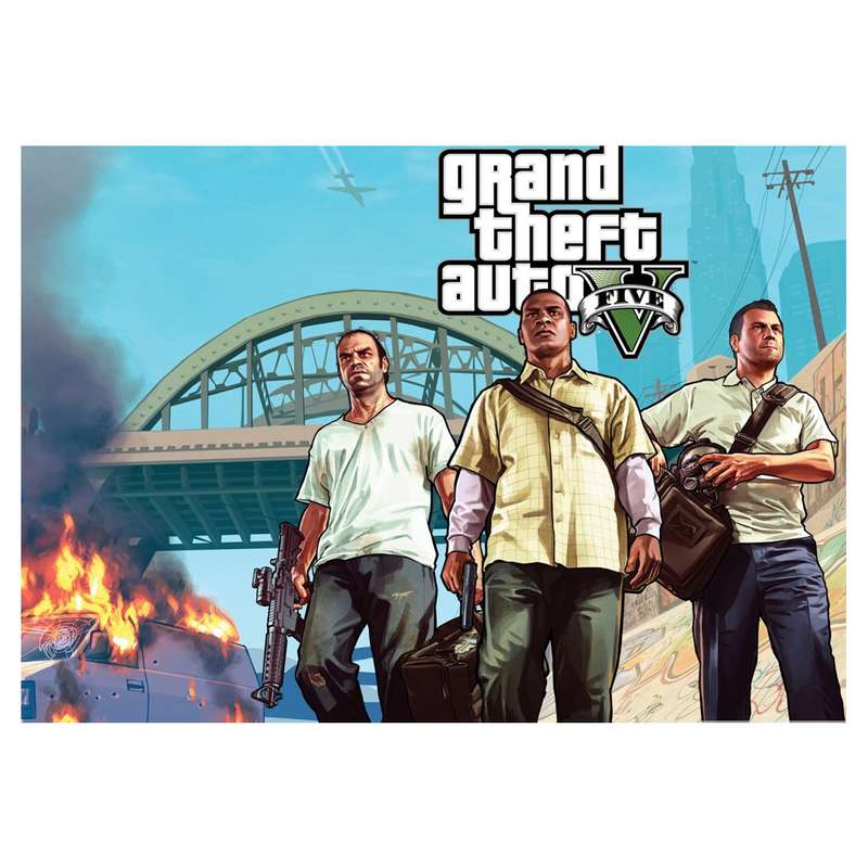 پوستر مدل جی تی ای GTA V کد 1973 پوستر مدل جی تی ای GTA V کد 1973