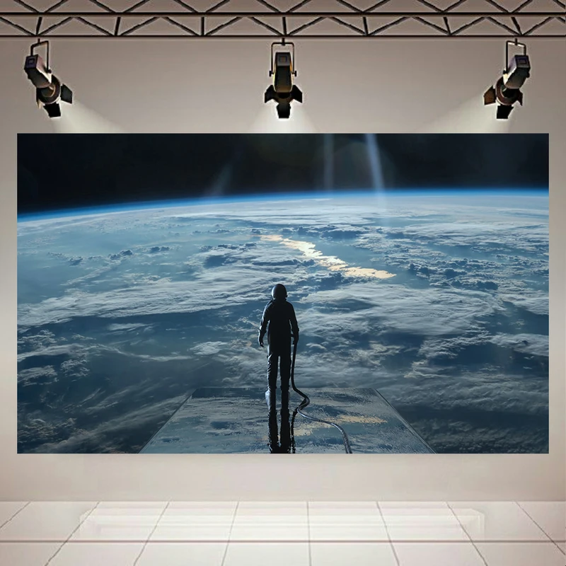  تابلو بوم طرح فضانورد مدل سطح سیاره کد ARY85