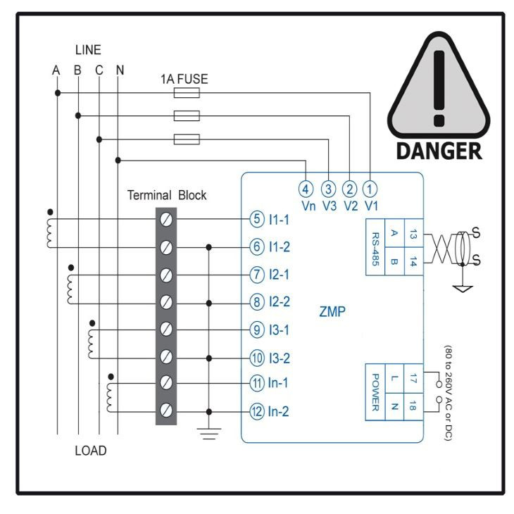 مولتی فانکشن پاور متر زایلوگ مدل ZMP8800e