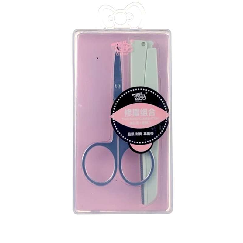 قیچی ابرو مدل c-334 به همراه تیغ ابرو قیچی ابرو مدل c-334 به همراه تیغ ابرو