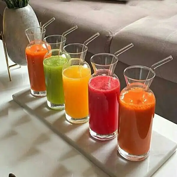 نی نوشیدنی مدل اسموتی بسته 6 عددی