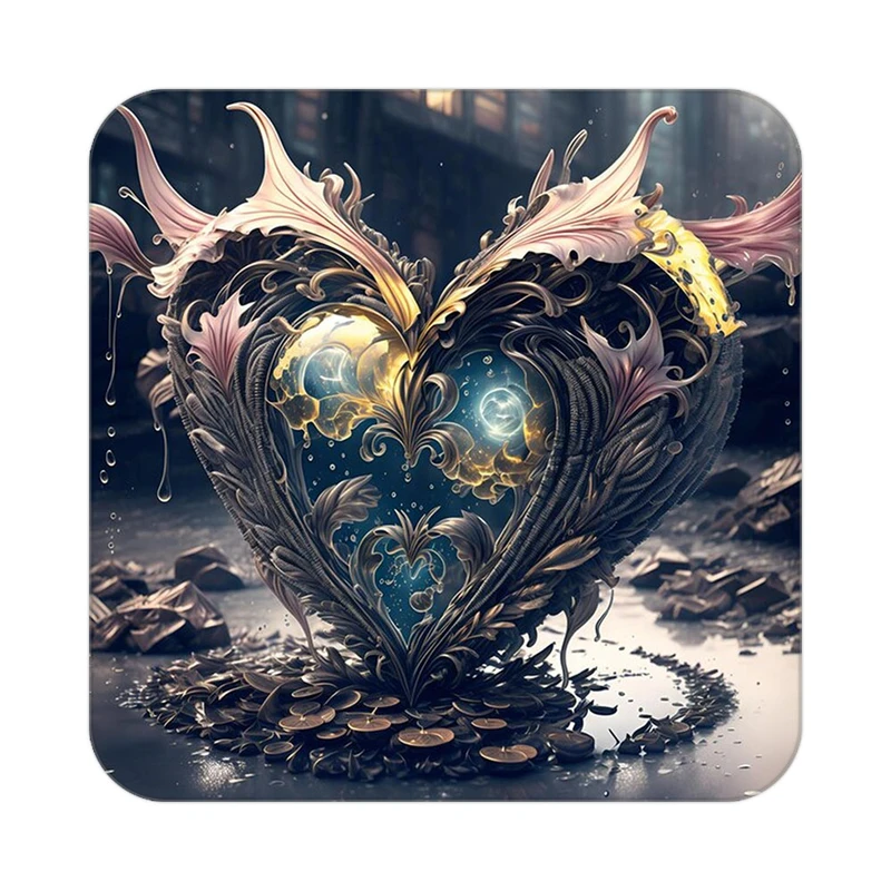 زیر لیوانی کاکتی مدل عاشقانه کد mp12835