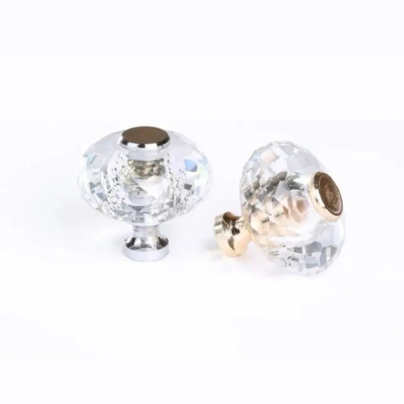 دستگیره کابینت و کمد مدل کریستالی کد KT800 بسته 3 عددی