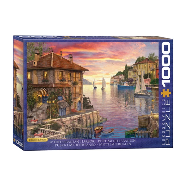 پازل 1000 تکه یوروگرافیکس پازلز مدل 6000-0962 Mediterranean port