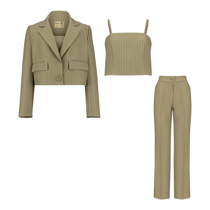 ست 3 تکه لباس زنانه السانا مدل سانیلا کد 210310