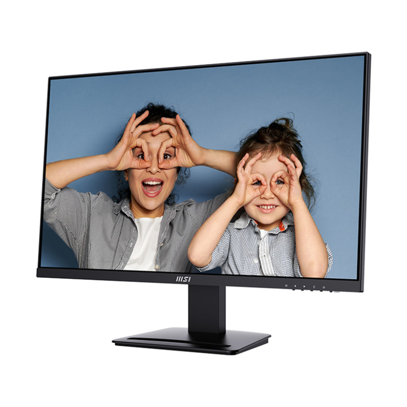 مانیتور 27 اینچ ام اس آی مدل PRO MP273U، رزولوشن 4K UHD، پنل IPS، نرخ بروزرسانی 60 هرتز، با نسبت تصویر 16:9، دارای اسپیکر داخلی، دارای پورت HDMI و DisplayPort و خروجی هدفون