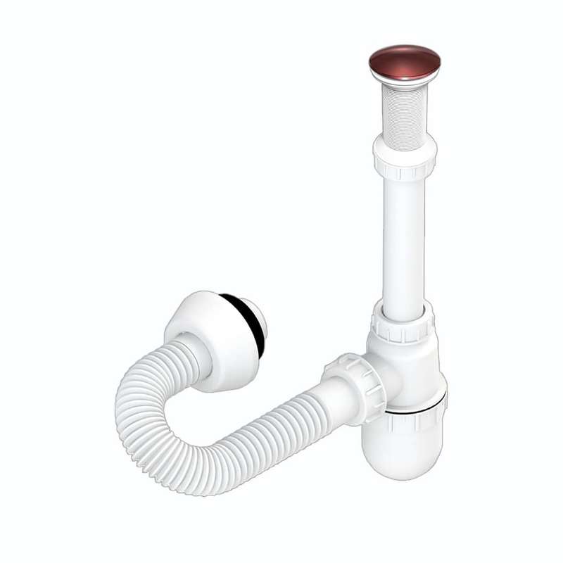 سیفون روشویی جهانیار مدل اتومات 5-210 به همراه زیرآب سیفون روشویی جهانیار مدل اتومات 5-210 به همراه زیرآب