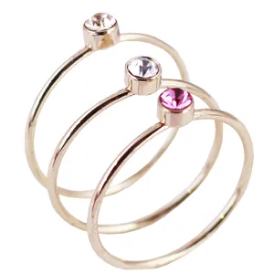 انگشتر زنانه مدل r020 مجموعه 3 عددی