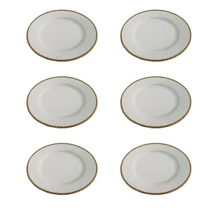 پیش دستی شرکت صنایع چینی تقدیس مدل گرد طرح پرنسس کد 09 بسته 6 عددی