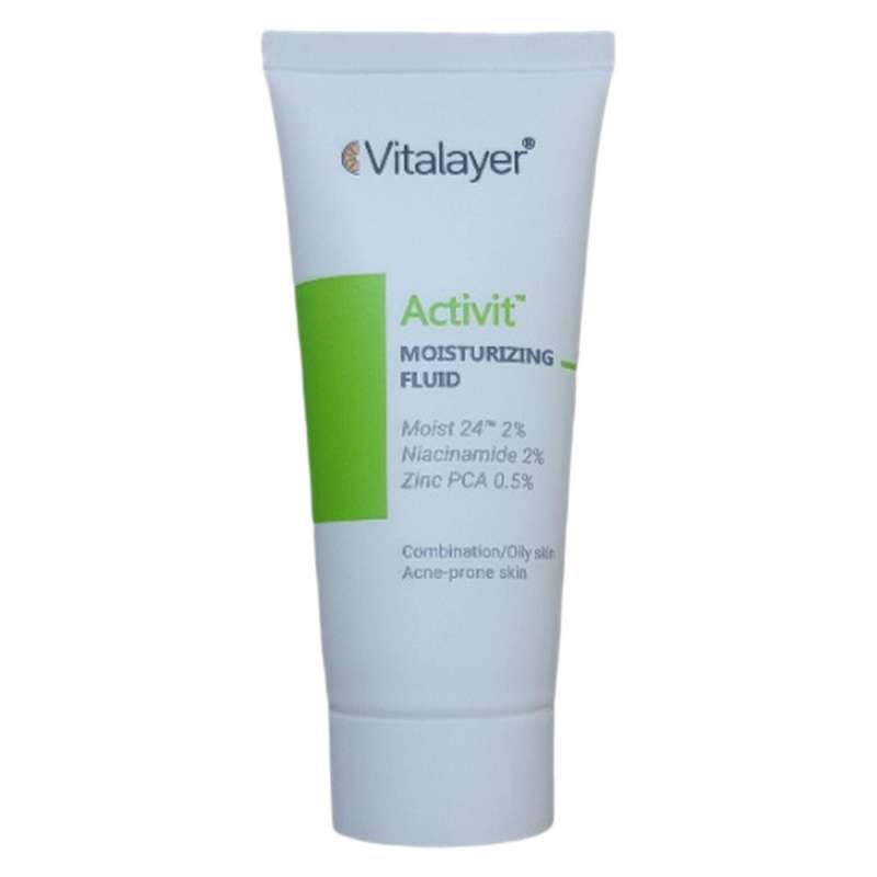 فلوئید مرطوب‌کننده ویتالیر مدل Moist 24 حجم 40 میلی‌لیتر