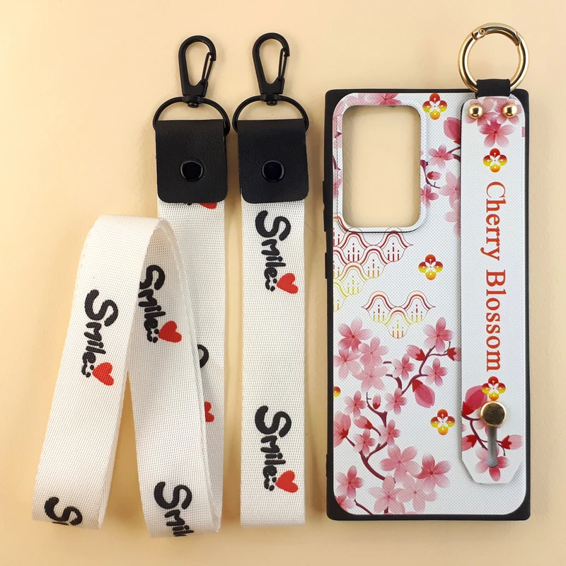 کاور طرح گل کد 05 مناسب برای گوشی موبایل سامسونگ Galaxy Note 20 Ultra به همراه بند مجموعه 2 عددی