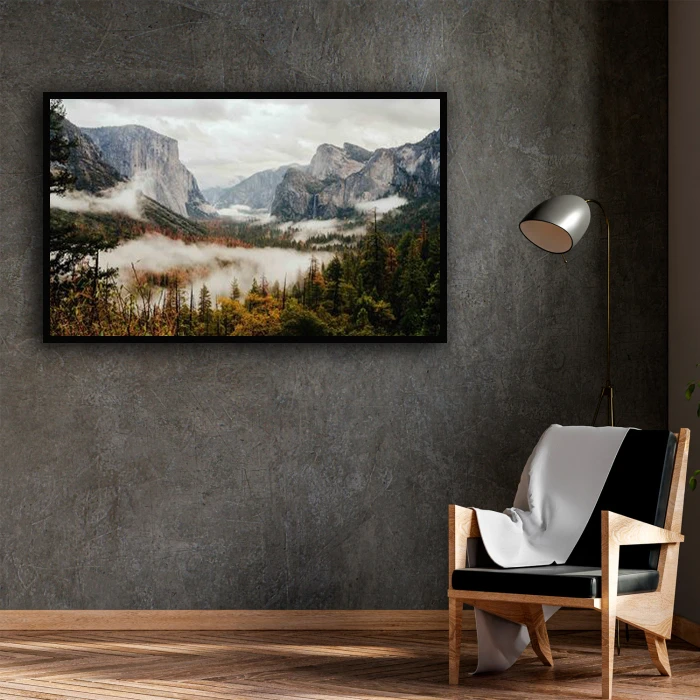 تابلو نوری بکلیت طرح منظره جنگلی مدل B-D1561