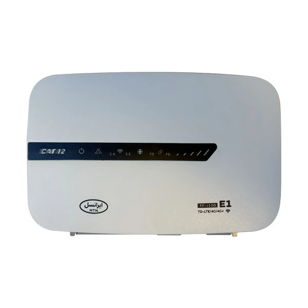 مودم  TF-i120 E1 مدل LTE به همراه سیم کارت  و 1000 گیگابایت اینترنت 12 ماهه داده پردازی فن آوا