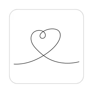 زیر لیوانی کاکتی طرح عاشقانه مدل mp40955