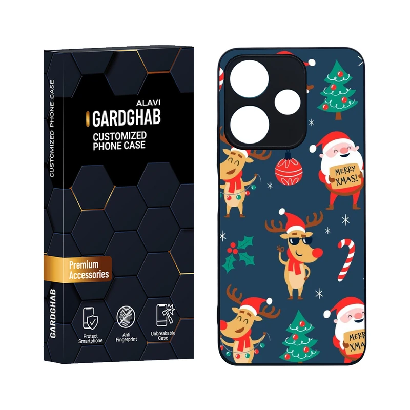 کاور گارد قاب علوی مدل دورژله ای فانتزی مناسب برای گوشی موبایل شیائومی Redmi 13 4G / 5G