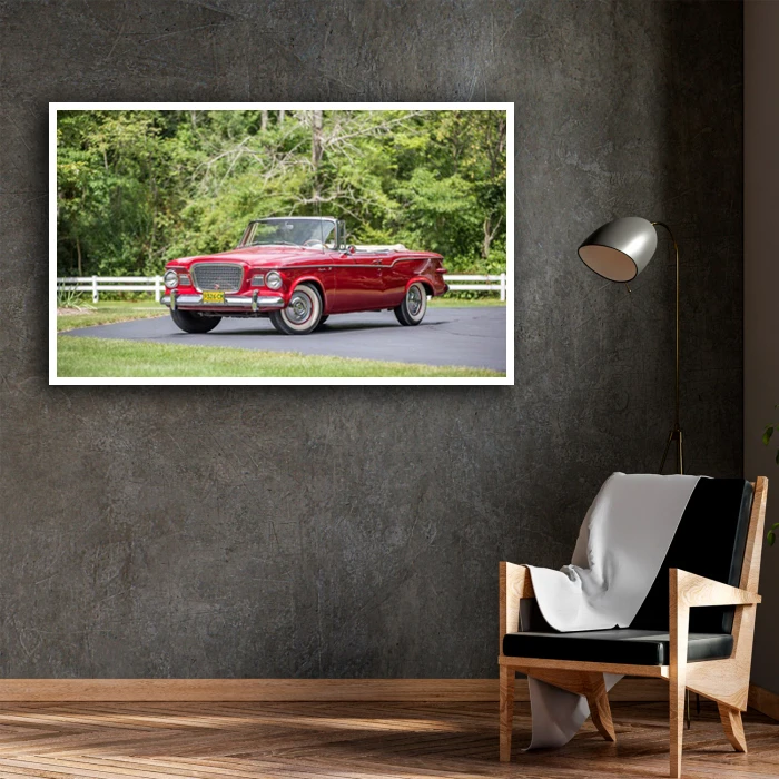 تابلو نوری بکلیت طرح ماشین کلاسیک قدیمی مدل W-D1342