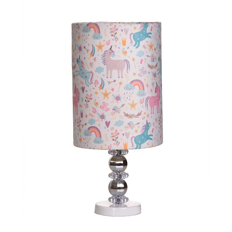 لوستر سقفی و آباژور خواب کودک مدل تک شاخ مجموعه 2 عددی