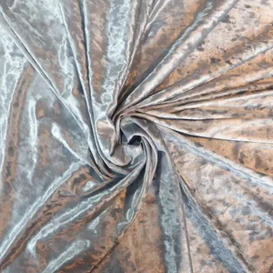 پارچه لباس مدل مخمل طرح ابر و بادی