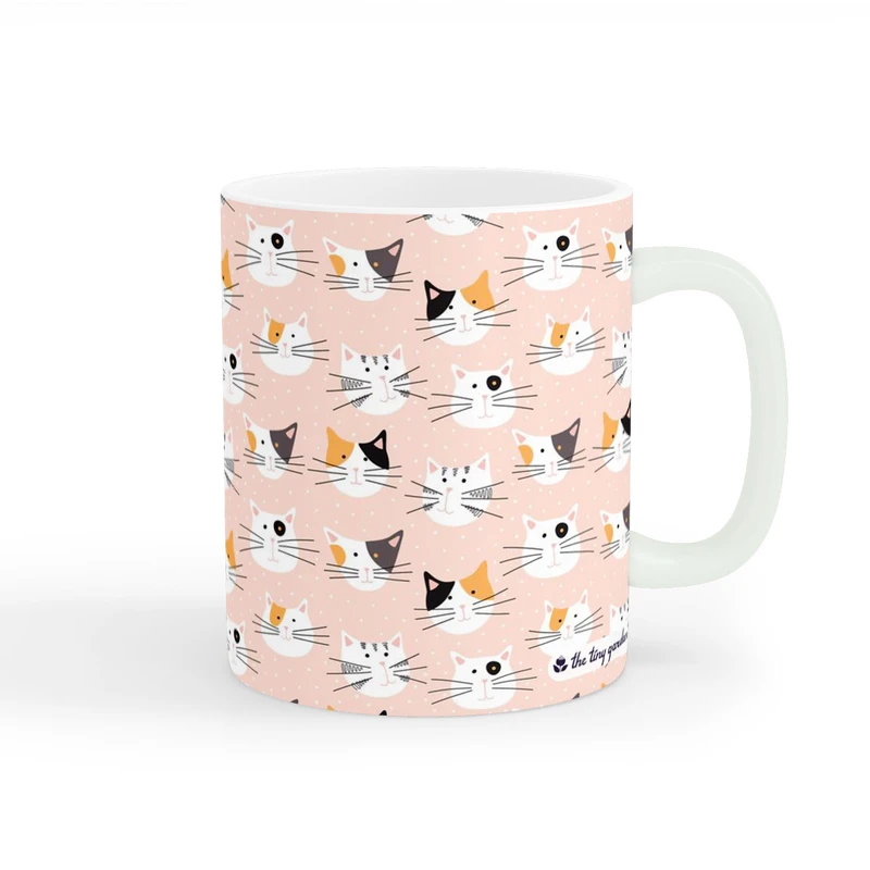 ماگ طرح گربه کد a-496