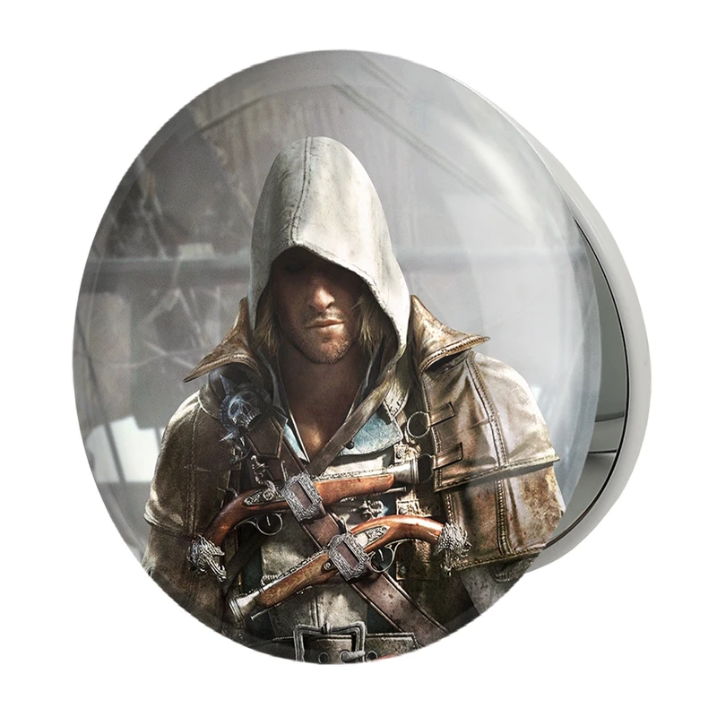 آینه جیبی خندالو طرح بازی اساسینز کرید Assassins  Creed مدل تاشو کد 27911