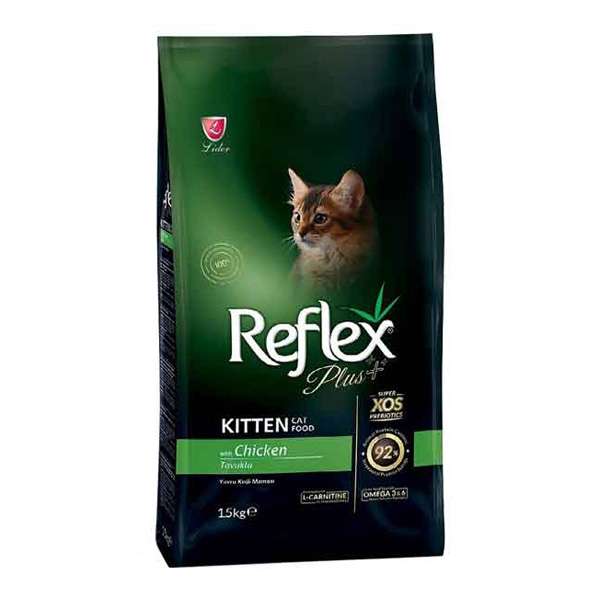 غذای  خشک گربه رفلکس پلاس مدل توله گربه وزن 15 کیلوگرم