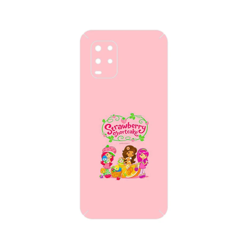 برچسب پوششی ماهوت مدل Strawberry Shortcake مناسب برای گوشی موبایل شیائومی Mi 10 Lite 5G