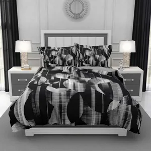 سرویس روتختی مدل دایره انتزاعی DF114 دونفره 6 تکه