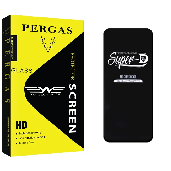 محافظ صفحه نمایش شیشه ای وایلی نایس مدل Pergas Sup-D مناسب برای گوشی موبایل سامسونگ Galaxy F62 / M62 / M51 / M52 5G / M53 5G