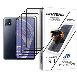 JF Diamond Glass MIX004 Screen Protector For Oppo A73 5G Pack Of 4