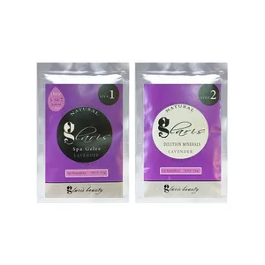 پدی ژل پدیکور گلاریس مدل lavender وزن 35 گرم به همراه حلال