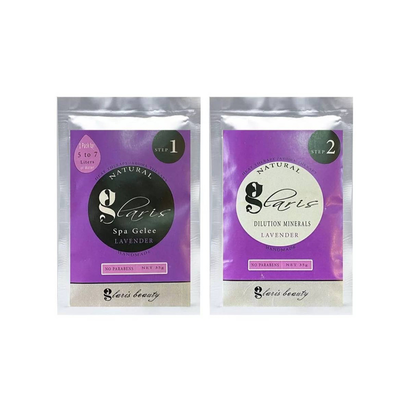پدی ژل پدیکور گلاریس مدل lavender وزن 35 گرم به همراه حلال