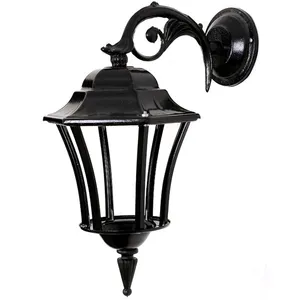 چراغ حیاطی مدل حباب روژ کافه ای آهنی