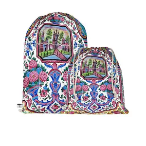 کوله پشتی ورزشی مدوپد مدل کاشی منظره فرنگی کد md00130 بسته 2 عددی