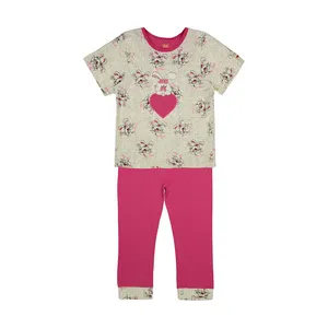 ست تی شرت و شلوار دخترانه مدل پانی C