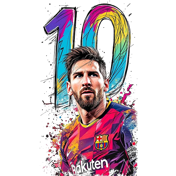 استیکر پارچه و لباس پاد آفرین طرح مسی کد 3401