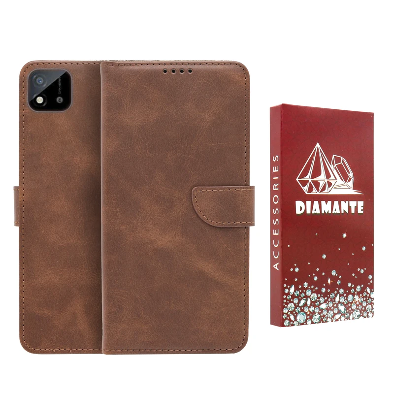 کیف کلاسوری دیامانته مدل Bers Ros مناسب برای گوشی موبایل ریلمی C11 2021