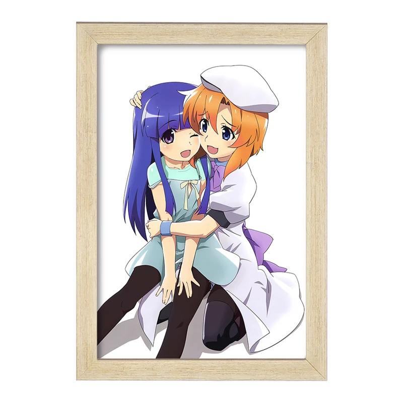 تابلو خندالو مدل رنا و ریکا انیمه هیگوراشی وقتی اشک می ریزد  کد 18151